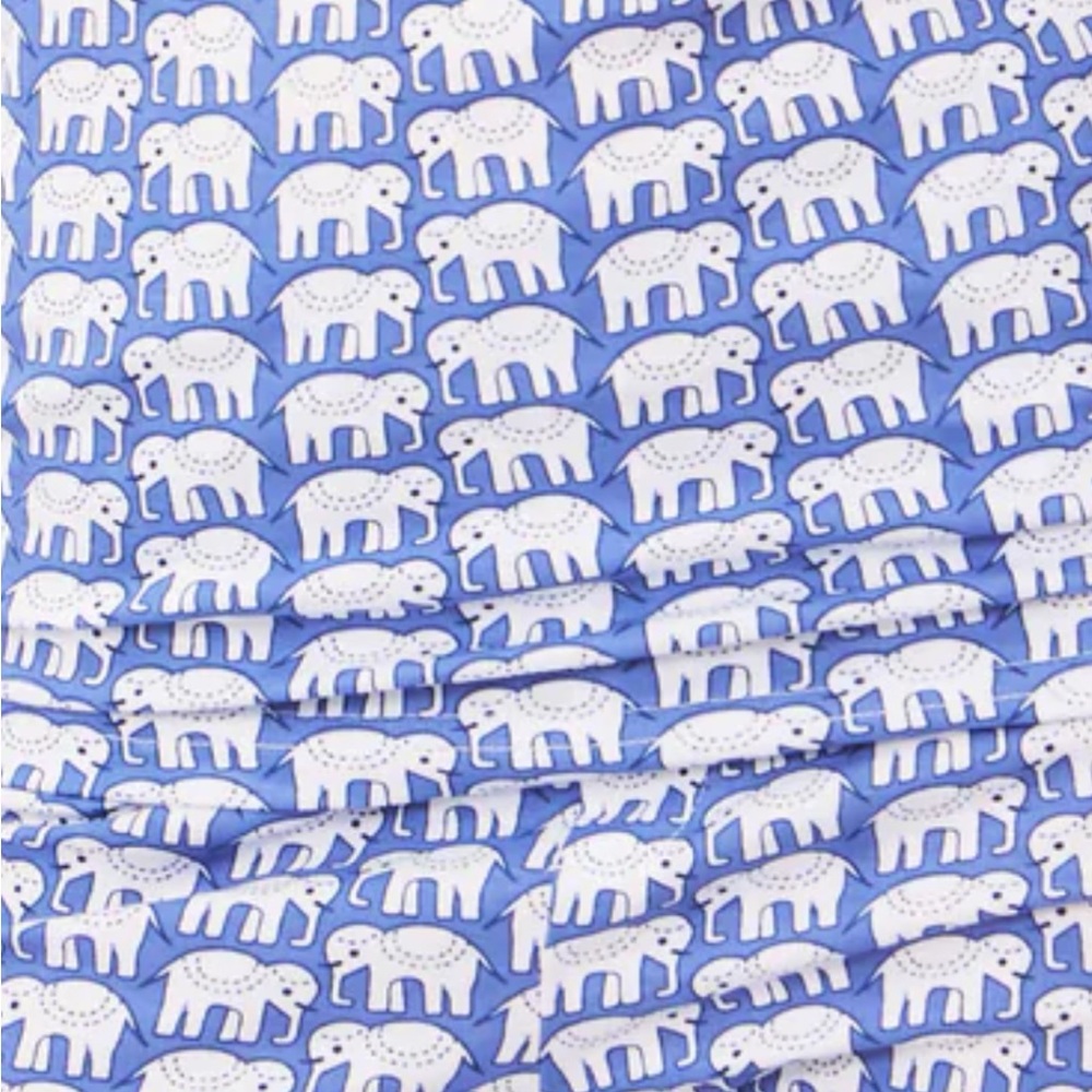 Roller rabbit Blue and White Elephant Pajamas